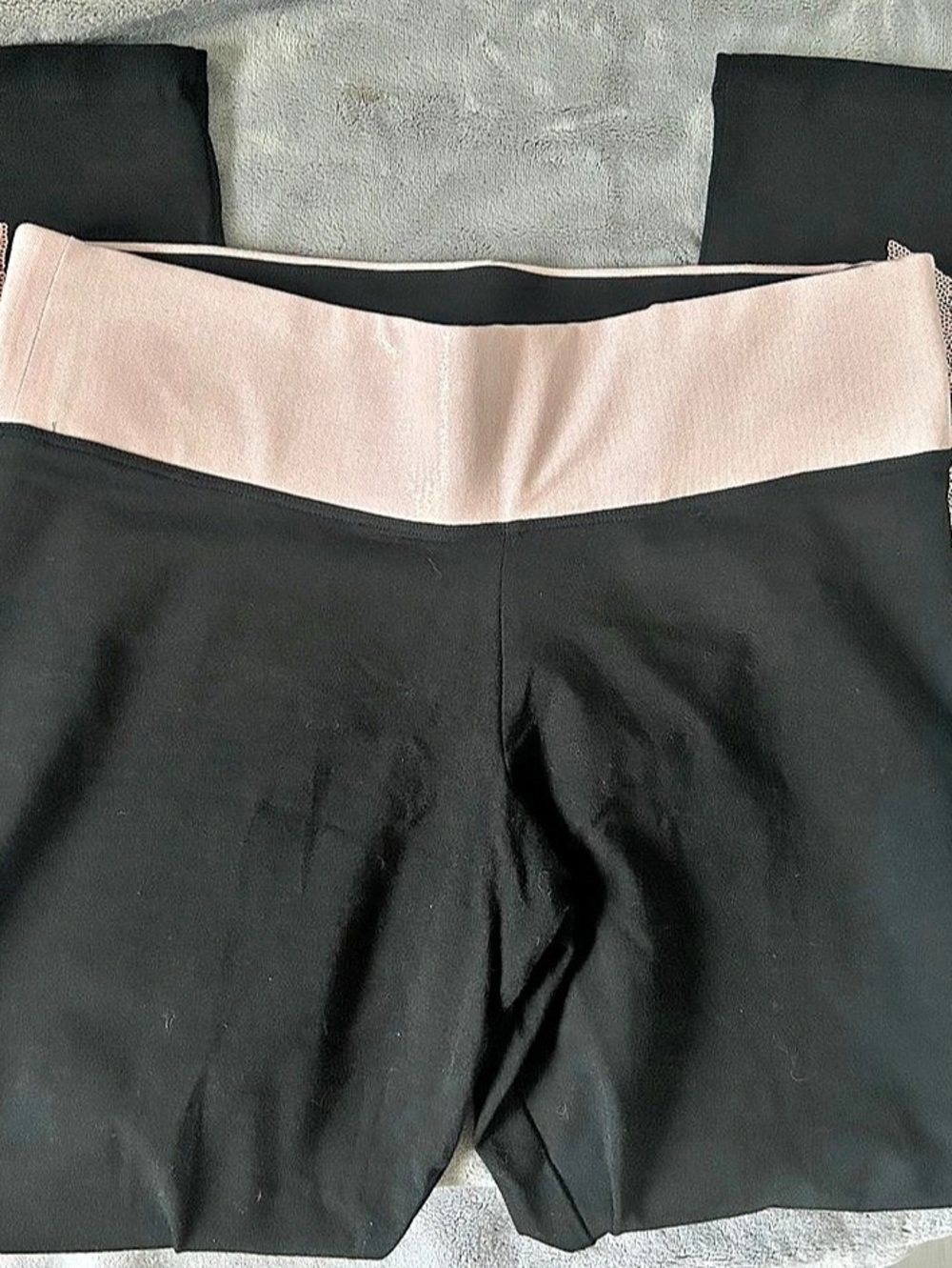 Pink Victoria’s Secret leggings sequin rose gold